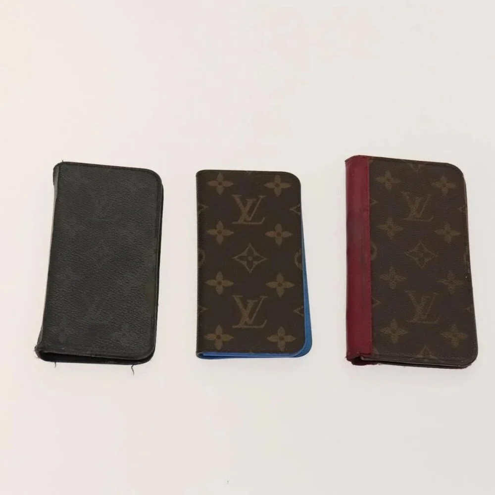 LOUIS VUITTON Monogram Cell Phone Case 10set LV Auth CB106